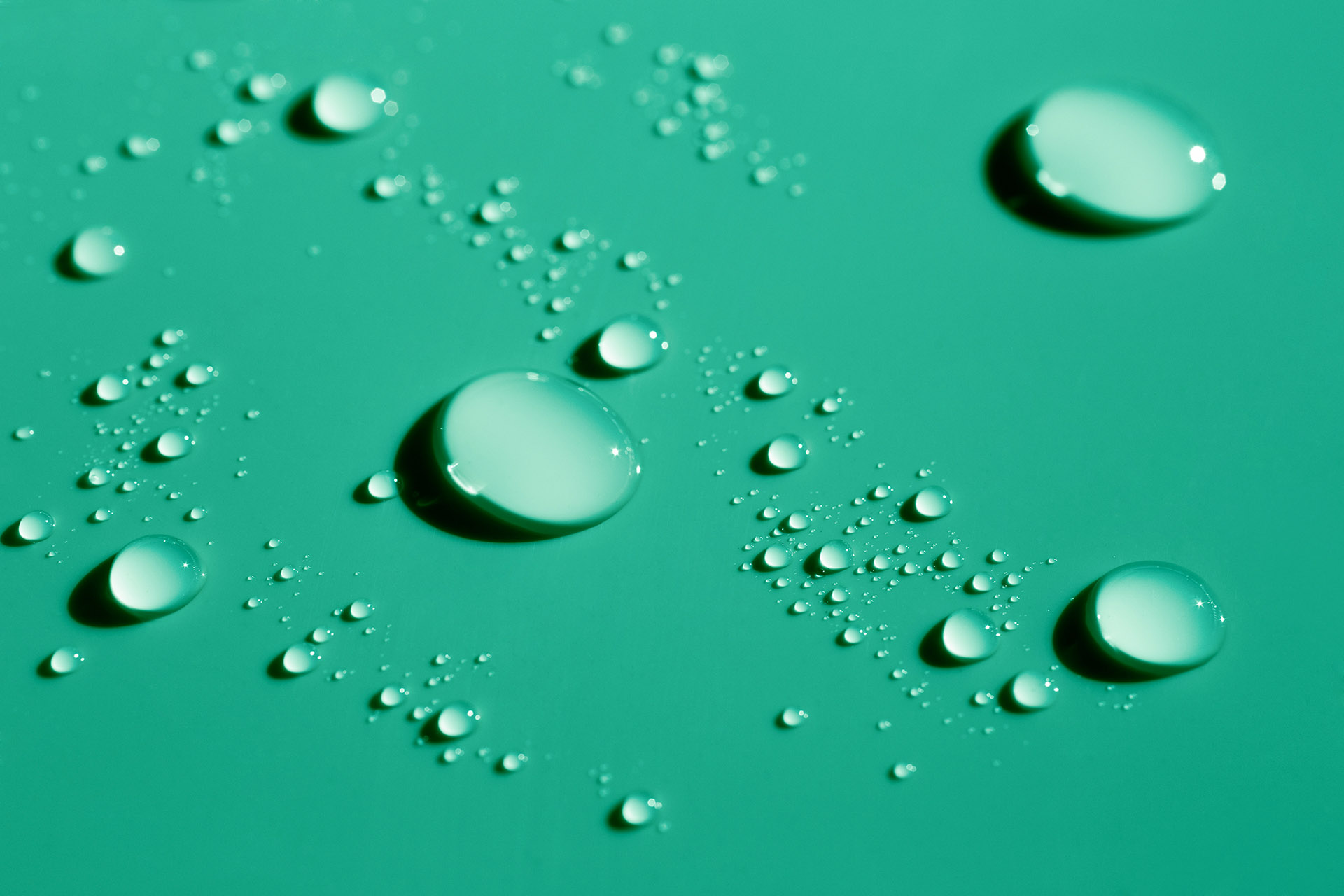 Green Water Drops